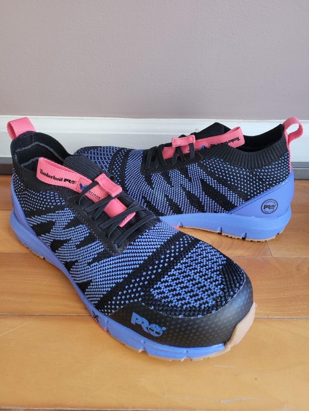 Timberland PRO Women's Radius Knit Composite Toe athletic work shoes 8.5M Mint - Picture 2 of 13